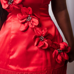 Short Red Party dress for Women